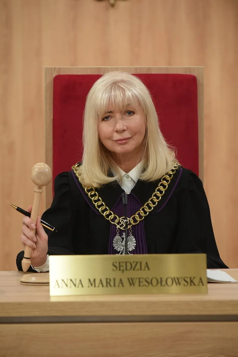 Sędzia Anna Maria Wesołowska – plakát