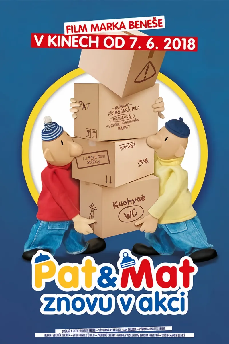 Pat a Mat znovu v akci – plakát