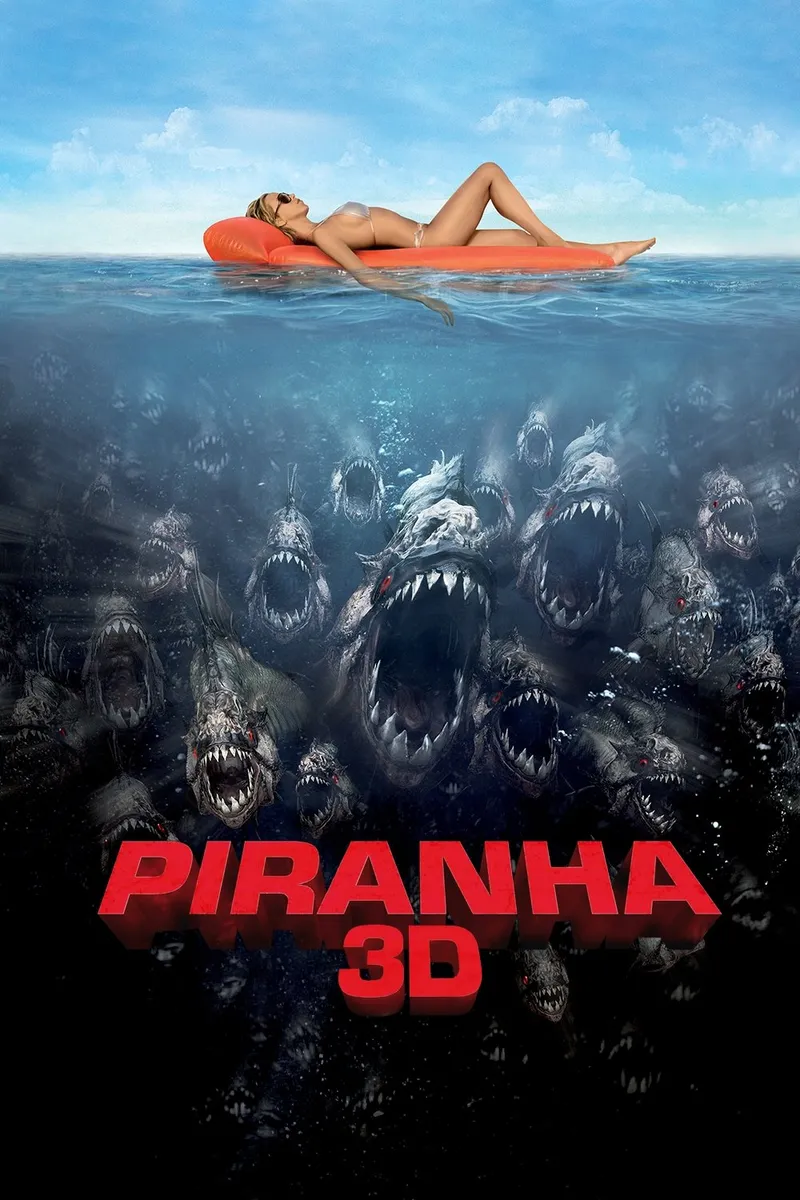 Piraňa 3D – plakát