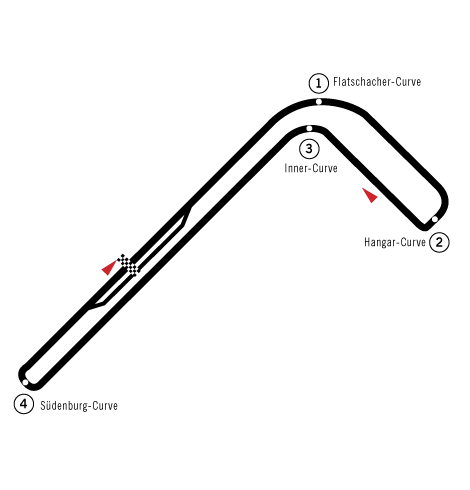 Mapa tratě Zeltweg